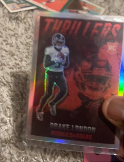 2022 Panini Rookies & Stars Thrillers #TH-22 Drake London — front