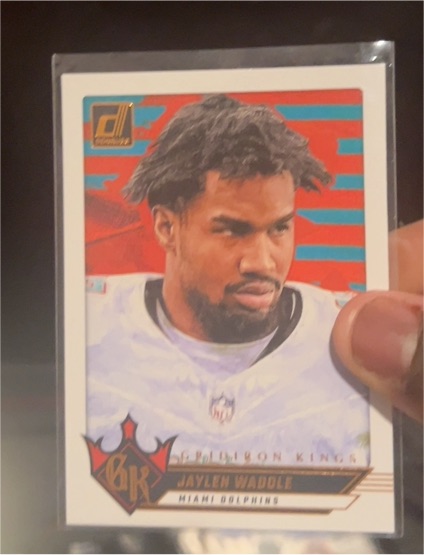 2024 Panini Donruss Gridiron Kings #7 Jaylen Waddle — front