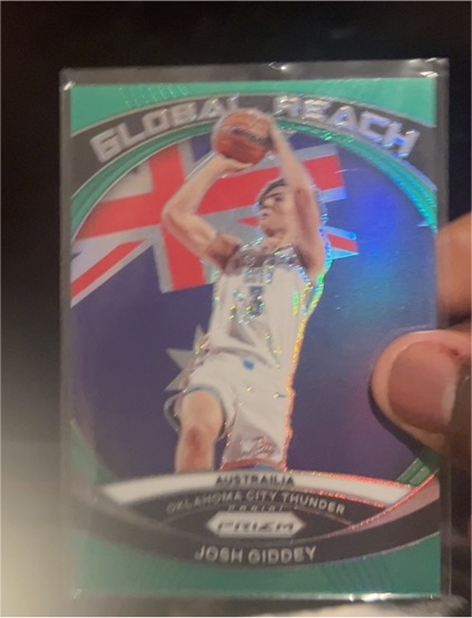 2023-24 Panini Prizm #10 Josh Giddey Global Reach — front