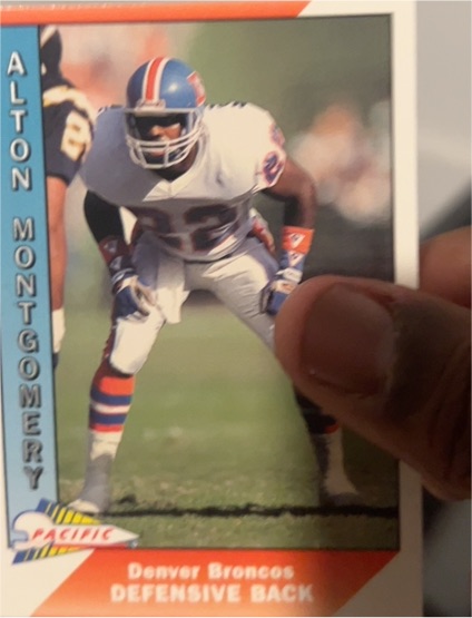 1991 Pacific #123 Alton Montgomery — front