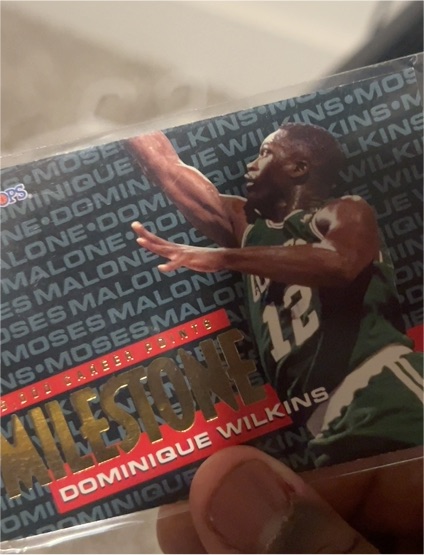 1995-96 Hoops #217 Dominique Wilkins — front