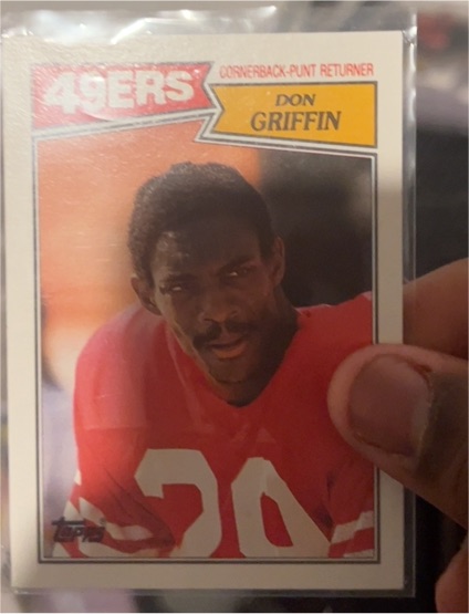 1987 Topps #122 Don Griffin — front