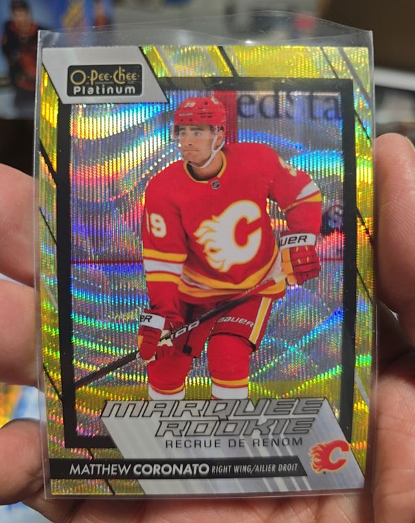 2023-24 O-Pee-Chee Platinum #280 Matthew Coronato Marquee Rookie — front