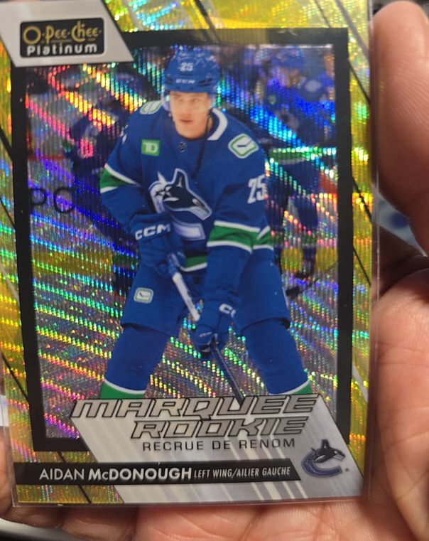 2023-24 O-Pee-Chee Platinum #247 Aidan McDonough Marquee Rookie — front