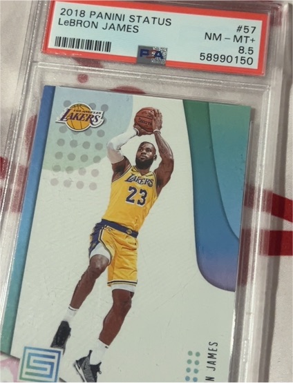 2018 Panini Status #57 LeBron James — front
