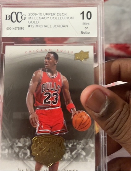 2009-10 Upper Deck MJ Legacy Collection Gold #12 Michael Jordan — front
