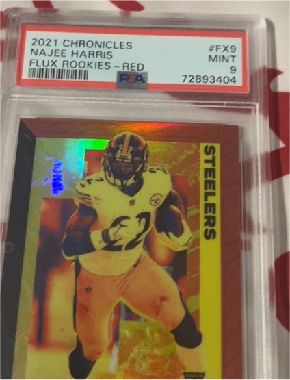 2021 Panini Chronicles #FX9 Najee Harris Flux Rookies-Red — front