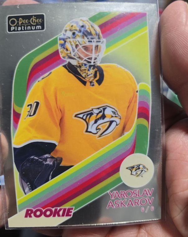 2023-24 O-Pee-Chee Platinum #R-95 Yaroslav Askarov — front
