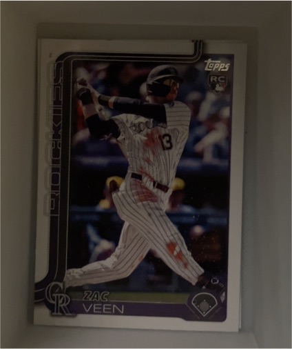 2025 Topps Update #US286 Zac Veen — front