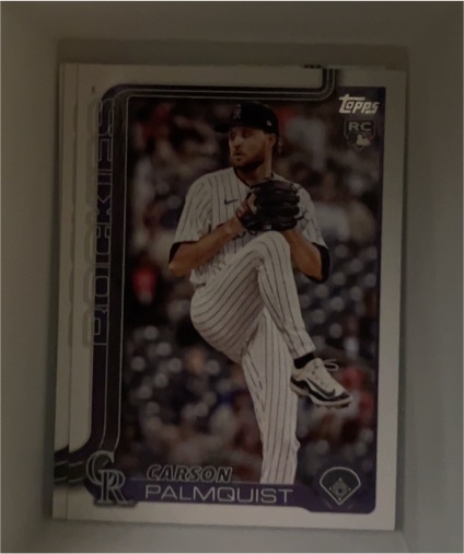 2025 Topps Update Series #US321 Carson Palmquist — front