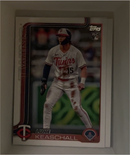 2025 Topps Update #US16 Luke Keaschall — front