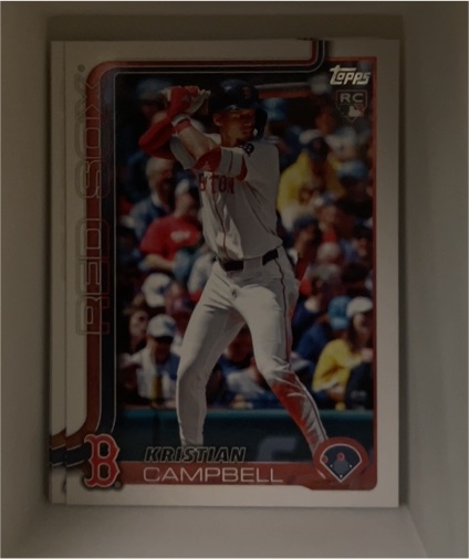 2025 Topps Update Series #US1 Kristian Campbell — front