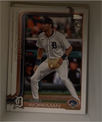 2025 Topps Update #US118 Gage Workman — front