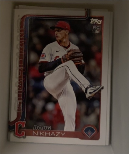2025 Topps #Doug Nikhazy Rookie Card — front