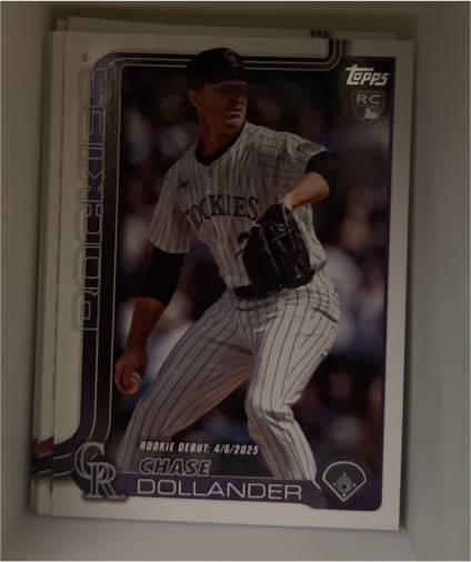 2025 Topps Update #US259 Chase Dollander — front