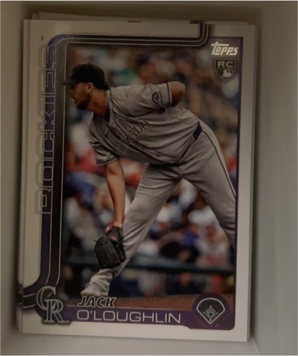 2025 Topps Update #US215 Jack O'Loughlin — front