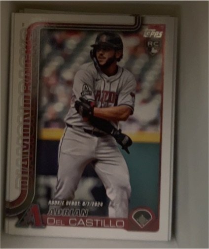 2025 Topps Update Series #US267 Adrian Del Castillo Rookie Debut — front