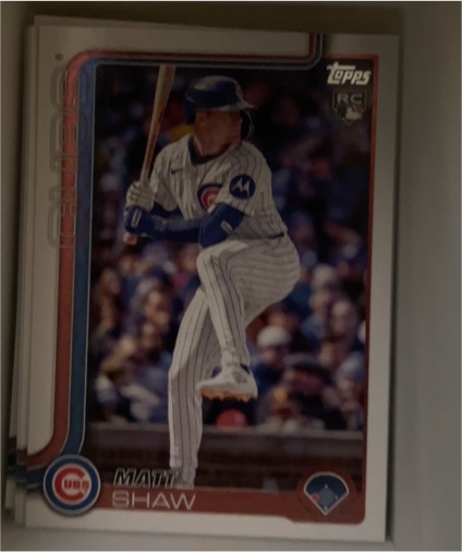 2025 Topps Update #US200 Matt Shaw — front