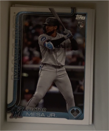 2025 Topps #RC Victor Mesa Jr. — front