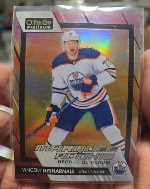 2023-24 O-Pee-Chee Platinum #263 Vincent Desharnais Marquee Rookie — front