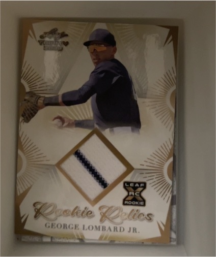 2023 Leaf Trinity #RR-20 George Lombard Jr. Rookie Relics — front