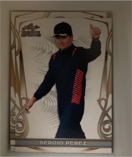 2023 Leaf Trinity #BS-15 Sergio Perez — front