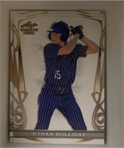 2023 Leaf Trinity Mega Box #19 Ethan Holliday — front