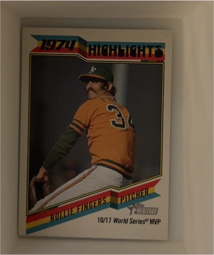 2023 Topps Heritage High Number #74H-2 Rollie Fingers 1974 Highlights — front