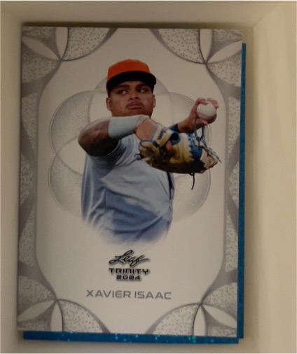 2024 Leaf Trinity #100 Xavier Isaac — front