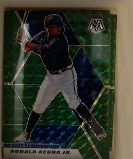 2021 Panini Mosaic #109 Ronald Acuna Jr. — front