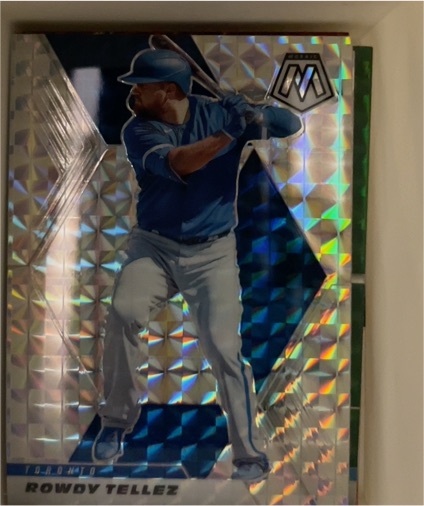 2021 Panini Mosaic Silver Mosaic Prizm #26 Rowdy Tellez — front