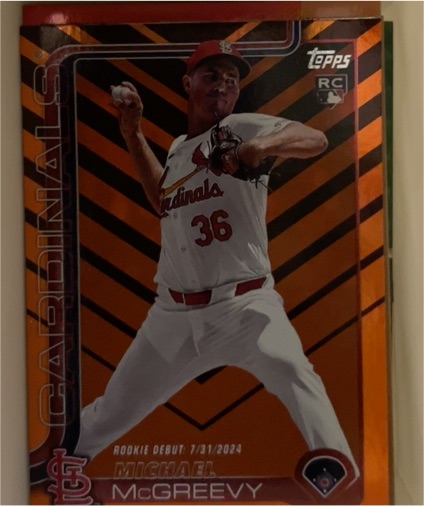 2025 Topps Update #US60 Michael McGreevy — front