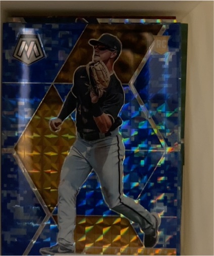 2021 Panini Mosaic Silver Mosaic Prizm Rookie Card — front