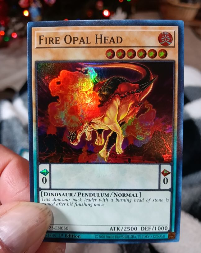 2020 Yu-Gi-Oh! MP23-EN050 Fire Opal Head — front