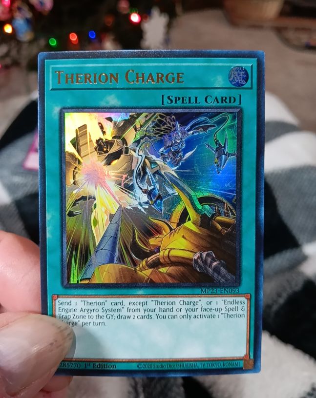 2020 Yu-Gi-Oh! MP23-EN093 Therion Charge — front