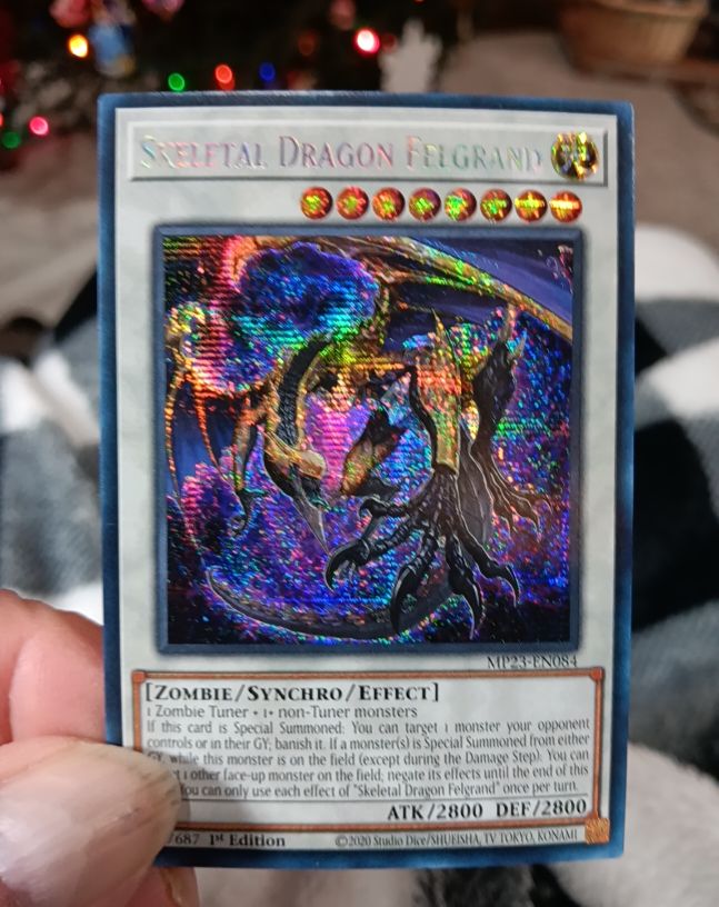 2020 Yu-Gi-Oh! MP23-EN084 Skeletal Dragon Felgrand — front