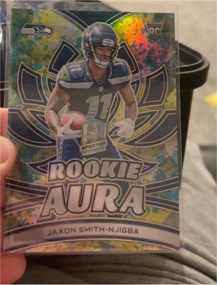 2023 Panini Spectra Rookie Aura #RA-JSN Jaxon Smith-Njigba — front