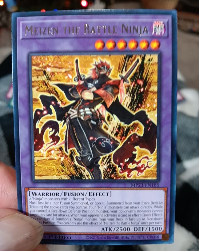 2023 Yu-Gi-Oh! MP23-EN185 Meizen the Battle Ninja — front