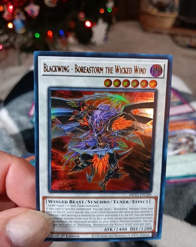 2020 Yu-Gi-Oh! MP23-EN188 Blackwing - Boreastorm the Wicked Wind — front