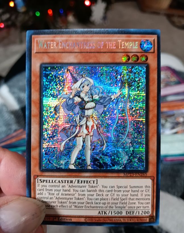 2020 Yu-Gi-Oh! MP23-EN265 Water Enchantress of the Temple — front