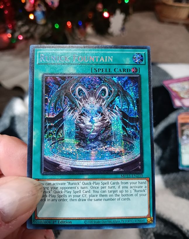 2020 Yu-Gi-Oh! MP23-EN239 Runick Fountain — front