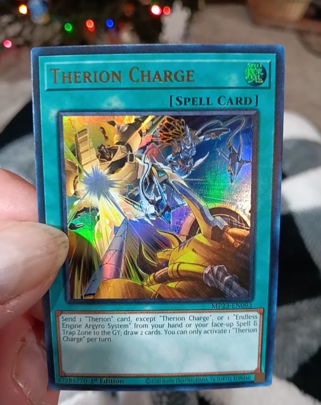 2023 Yu-Gi-Oh! MP23-EN093 Therion Charge — front
