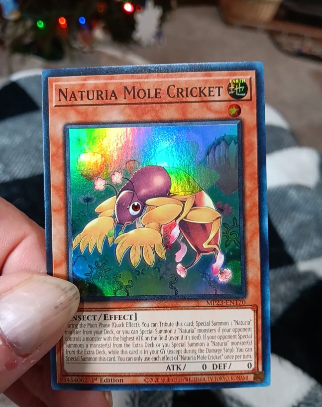 2020 Yu-Gi-Oh! MP23-EN170 Naturia Mole Cricket — front