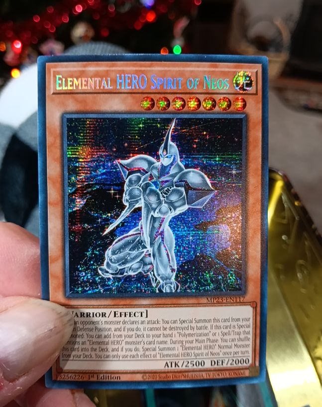 Yu-Gi-Oh! MP23-EN117 Elemental HERO Spirit of Neos — front