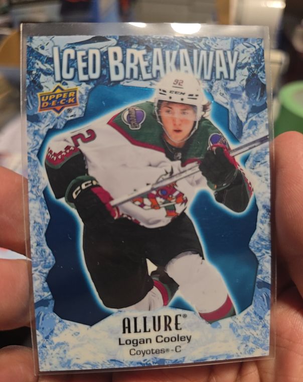 2023-24 Upper Deck Allure Iced Breakaway #IB-22 Logan Cooley — front