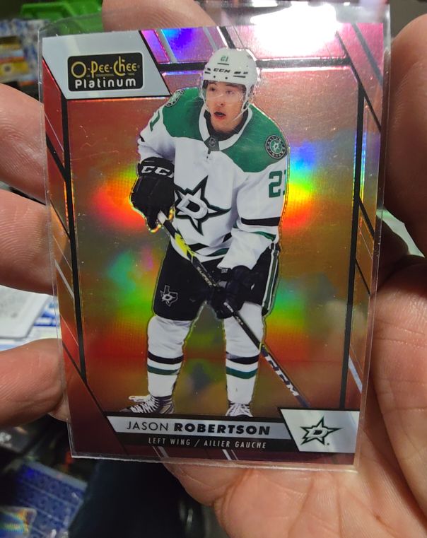 2023-24 O-Pee-Chee Platinum #80 Jason Robertson — front