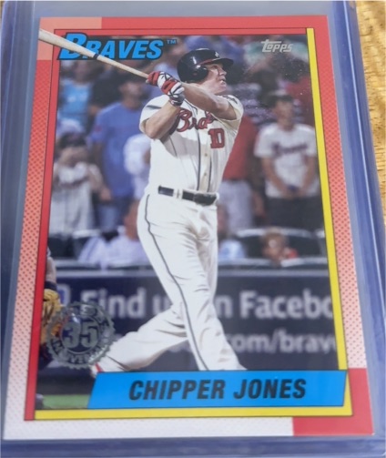 2025 Topps Series 1 #T90-16 Chipper Jones — front