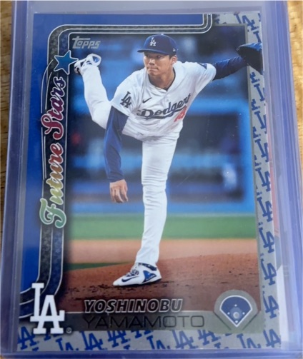 2025 Topps Series 1 #231 Yoshinobu Yamamoto Future Stars — front