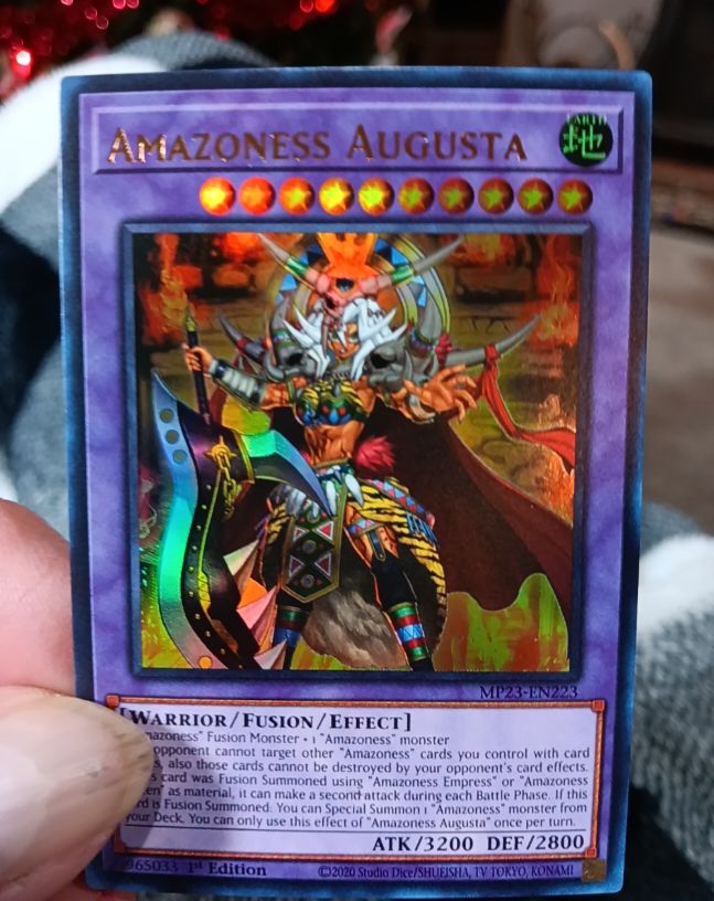 2020 Yu-Gi-Oh! MP23-EN223 Amazoness Augusta — front