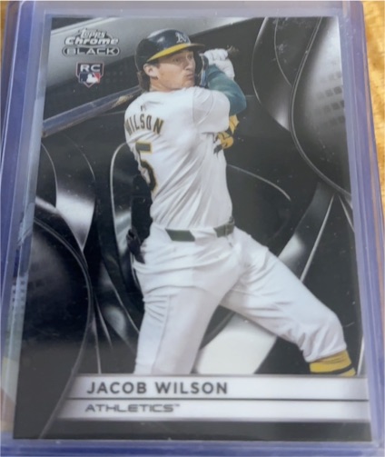 2025 Topps Chrome Black #62 Jacob Wilson — front
